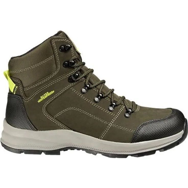 Safety Jogger Scout, Wanderschuhe mit wasserdichter Membran und atmungsaktivem Material, Grün, Größe 36