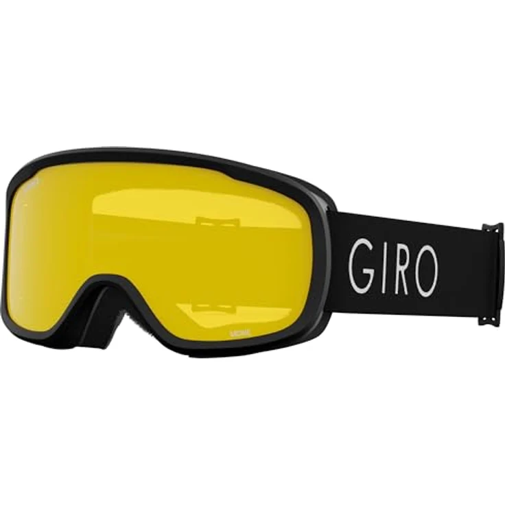 Giro Moxie, Skibrille mit EXV Rahmen Design, zylindrischer thermoformed Scheibe, schwarz mit amber gold - 32% VLT, gelb - 84% VLT, OTG friendly – Bild 4