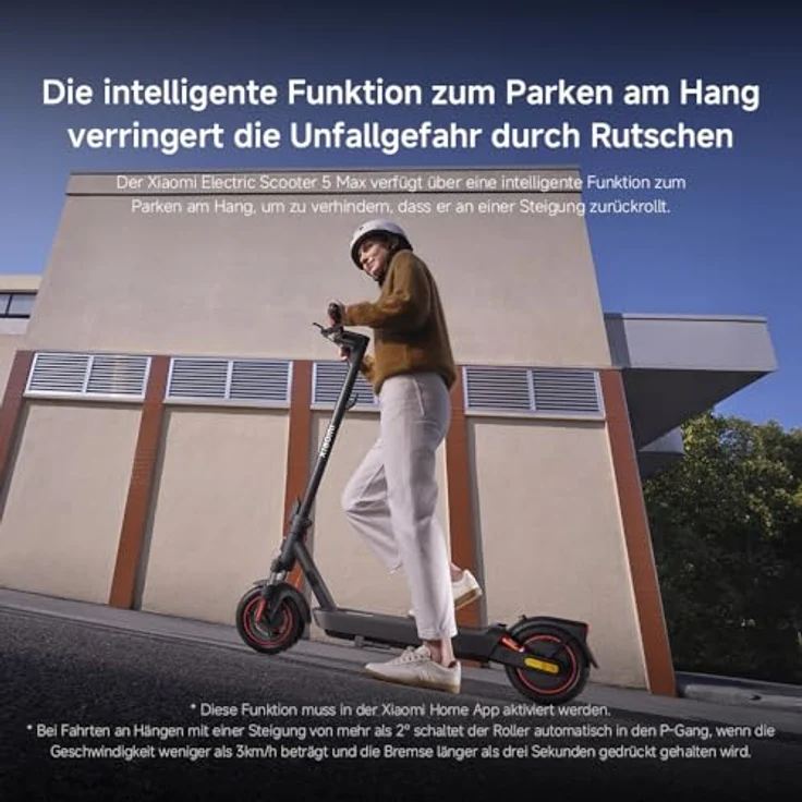 XIAOMI Electric Scooter 5 MAX GE AX, E-Scooter mit bis zu 60 km Reichweite, Blau – Bild 14
