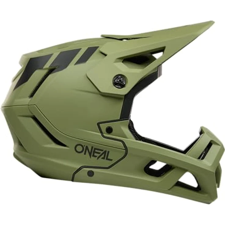 O'Neal L1 Helm Cret, Inmold-Enduro-Schale, belüftet, matte Oberfläche, Olive/Black, Größe S – Bild 6