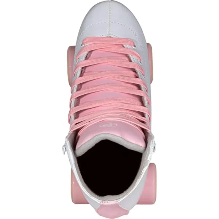 Playlife Classic Pale Rose, Rollschuhe für Mädchen, verstellbar Größe 32, Rosa mit gepolstertem Liner und PU-Rädern – Bild 4