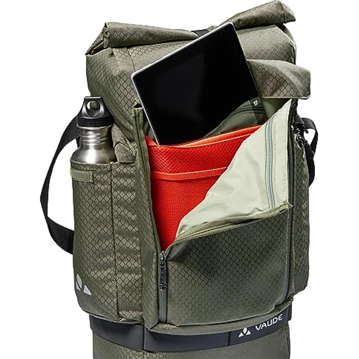 VAUDE Cyclist Back Single, vielseitige Gepäckträgertasche mit 27 l Volumen, inklusive Laptopfach für 15,6 Zoll und Regenhülle – Bild 5