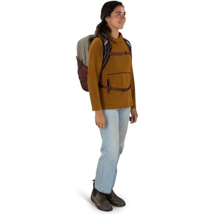 Osprey Quasar Rucksack für Lifestyle, unisex Atlas Blue Heather O/S mit Laptop- und Dokumentenfach – Bild 2