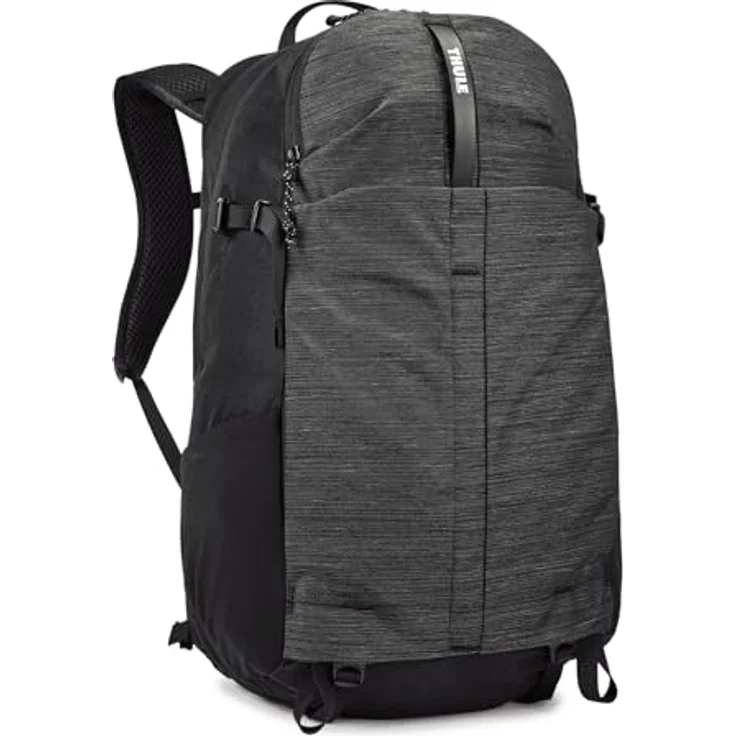 Thule Nanum Trekking-Rucksack, 25L, Schwarz, 420d Nylon, Unisex-Adult, für Tagesausflüge – Bild 1