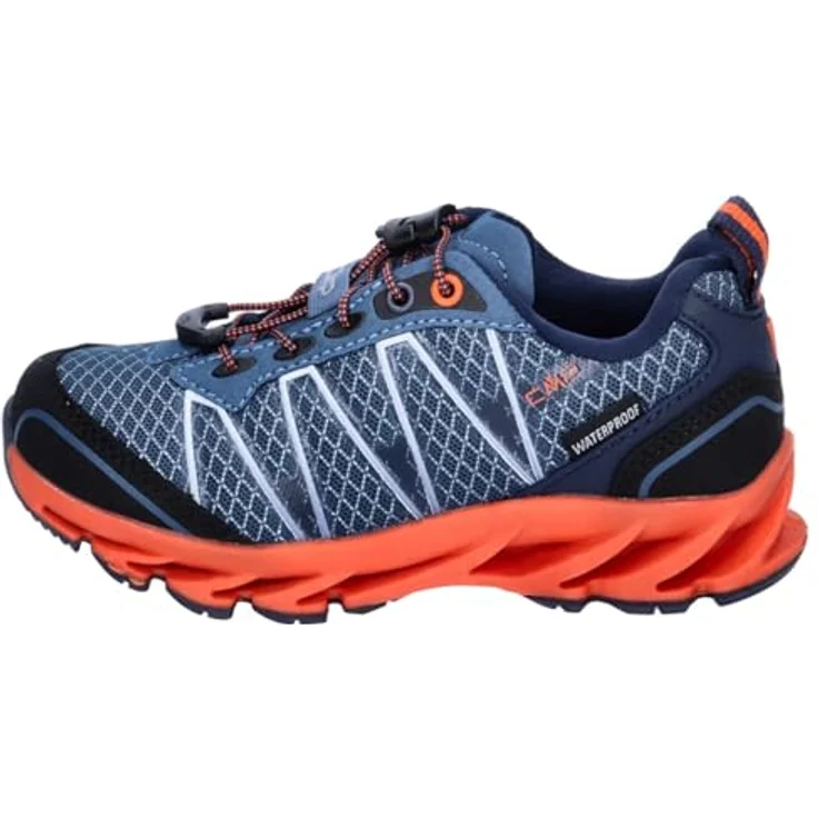 CMP Altak Trail Shoes WP 2.0, Wasserdichte Kinderschuhe mit veganer Technologie, Bluestone-Arancio, Größe 29 – Bild 2