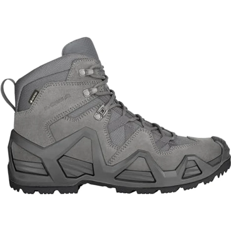 LOWA Zephyr MK2 Gore-Tex Mid Einsatzstiefel Wide, wasserabweisend und atmungsaktiv, Grau 41 – Bild 1