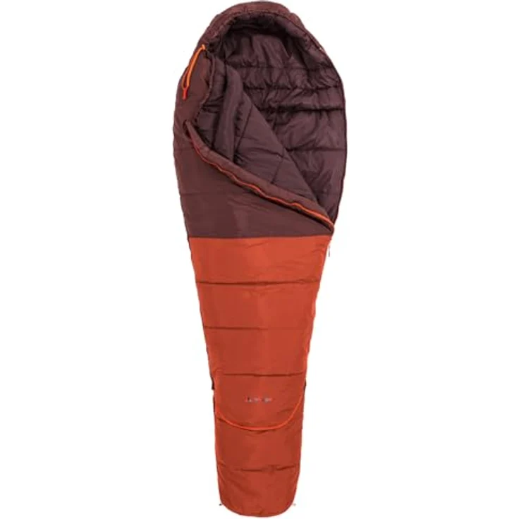 VAUDE Kobel Adjust 500 II Syn, Dark Cherry Schlafsack für Kinder mit Mumienschnitt ab 4°C, geeignet bis 130 cm Körpergröße – Bild 3