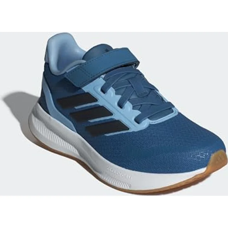 Adidas Runfalcon 5 Kids Schuh, leichter Laufschuh, einfach an- und auszuziehen, schwarz – Bild 7