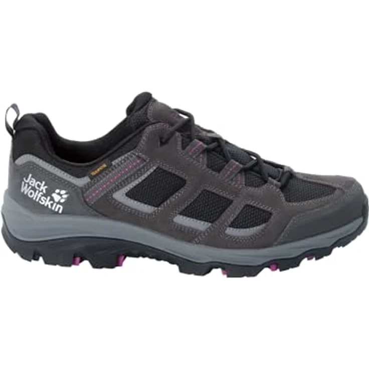 Jack Wolfskin VOJO 3 TEXAPORE LOW W, Damen Wanderschuh mit Leder und TEXAPORE CORE-Gewebe, griffiger Gummisohle – Bild 2