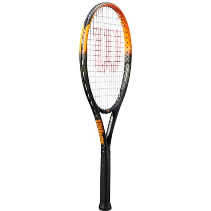 Wilson Burn Spin Jr 26, Tennisschläger für Junioren mit Spin-Technologie, leuchtend orange – Bild 2