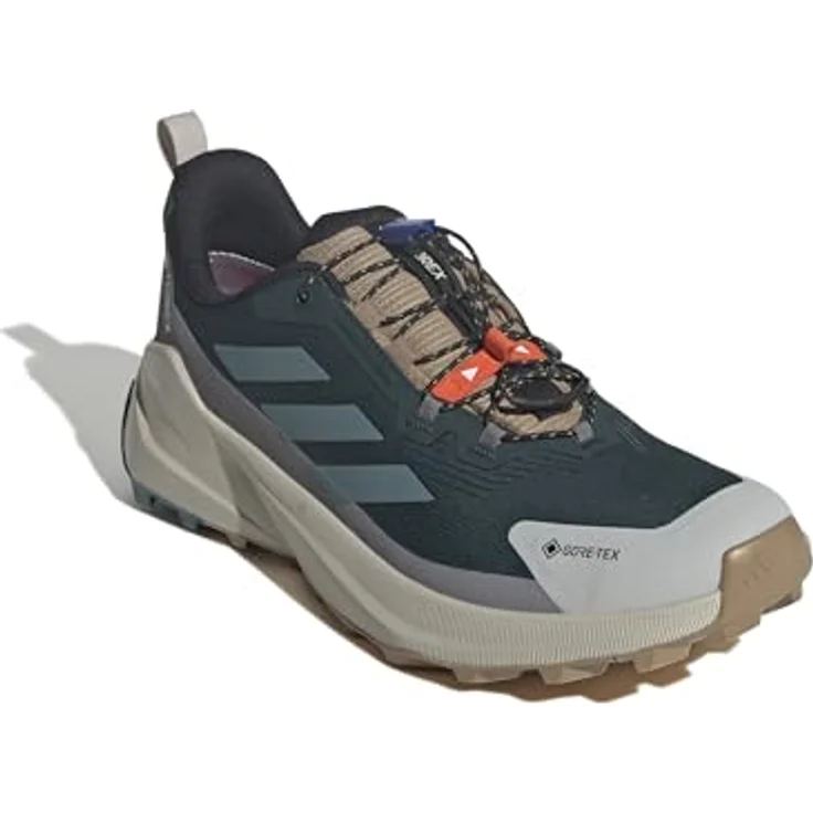 adidas TERREX Hikingschuh, wasserdicht mit GORE-TEX, stabiler Grip und Speed-Lacing System, schwarz – Bild 3