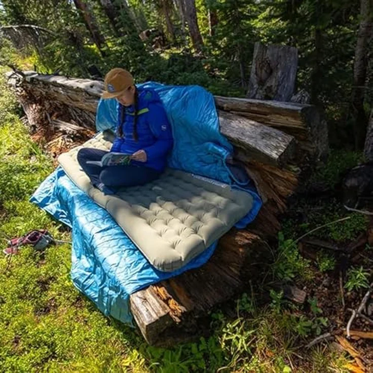 Big Agnes, Isomatte mit PrimaLoft-Füllung, extrem warm und bequem, kleines Packmaß, leicht – Bild 2