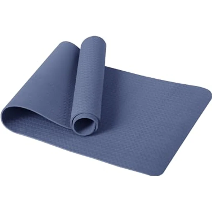 Good Nite Gymnastikmatte TPE, rutschfest und tragbar, 183 x 61 x 0.6 cm, marineblau – Bild 1