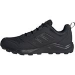 adidas Terrex Tracerocker 2, Unisex Wanderschuhe mit atmungsaktivem Obermaterial und griffiger Traxion-Laufsohle, Schwarz, Größe 46