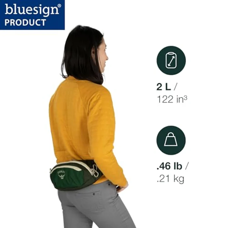 Osprey Daylite Waist, Laufgürtel in Torrent Blue, vielseitig und bluesign-zertifiziert – Bild 2