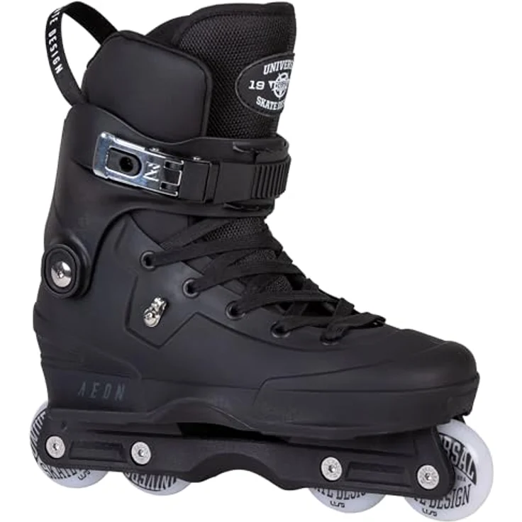 Usd Aeon Team 60, Inline Skates mit Unibody-Design, schwarzer verstellbarer Schaft und breiter Soulplate, Größe 40 – Bild 1