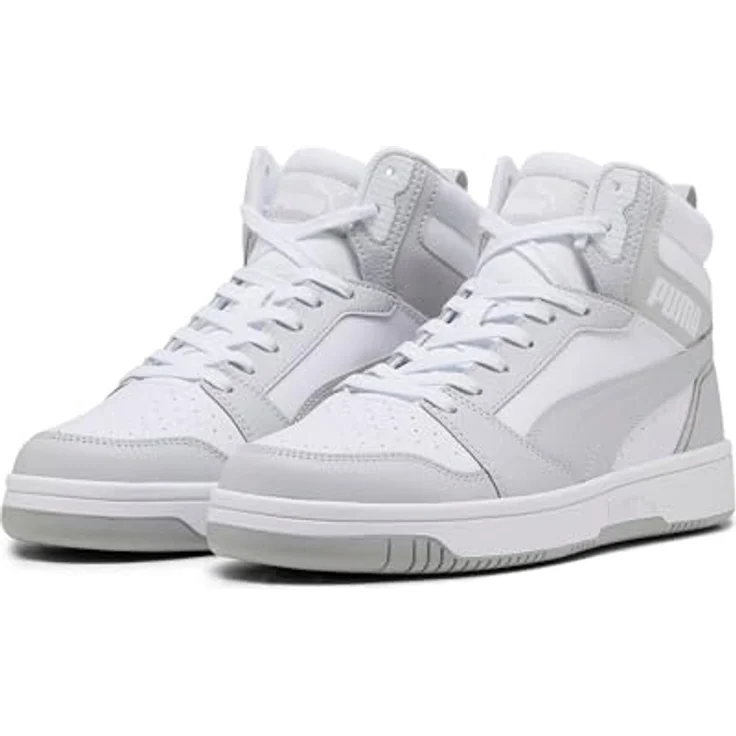 PUMA Rebound v6 Sneakers Senior, knöchelhoch mit SOFTFOAM+ Dämpfung und wasserabweisendem Obermaterial, schwarz – Bild 8