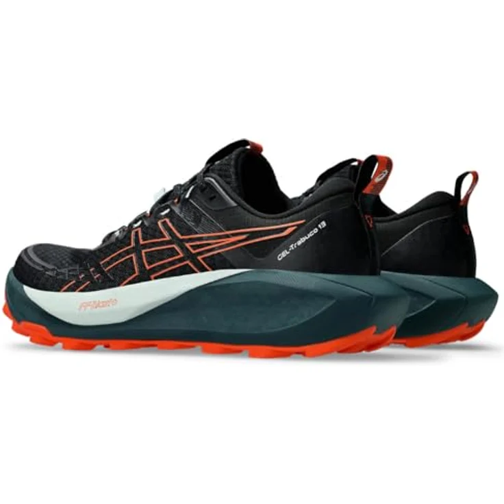 ASICS GEL-TRABUCO 13, Trailrunningschuhe mit GEL™-Technologie und stabilem Halt, Orange/Pure Aqua, Größe 46 – Bild 2