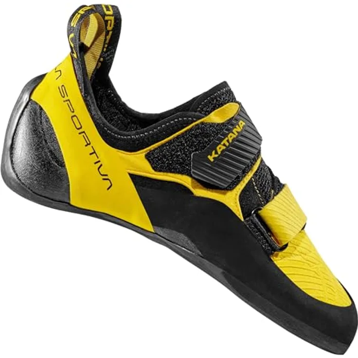 La Sportiva Katana, Herren Kletterschuhe mit patentiertem P3-System, Gelb, Gr. 42