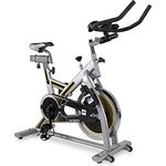 BH Fitness Uni Mkt Jet H9158RF Indoor Bike, Indoor Cycle, Silber Grau/Gelb, One Size
