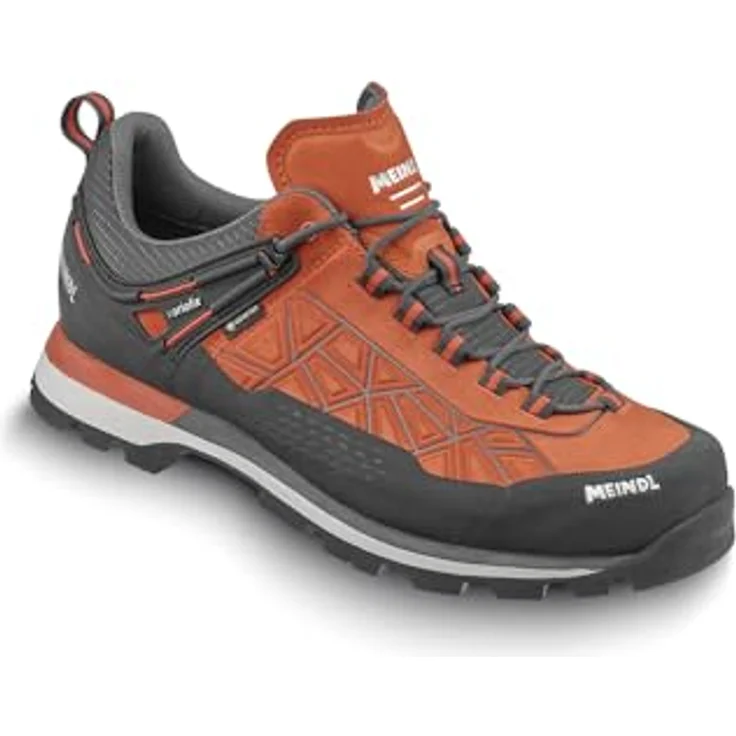 Meindl Literock Free GTX Zustiegsschuhe, Wanderschuhe mit MFS Vakuum Technologie, Orange, UK 9,5 - EU 44 – Bild 2