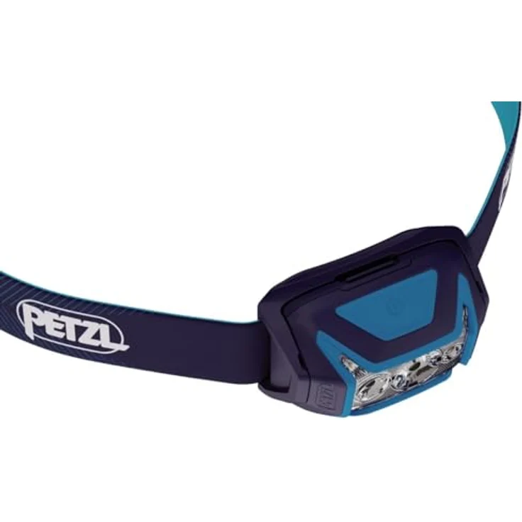PETZL ACTIK CORE LAMP, aufladbare Stirnlampe mit 625 Lumen, blau, drei Weißlicht-Stufen, mit Rotlicht – Bild 4