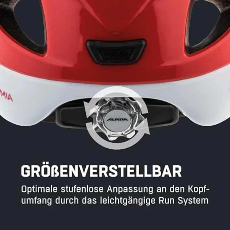 Alpina Kids Ximo Fcb FCB Gloss, Größe 49 - 54 cm - Fahrradhelm, Farbe Rot – Bild 6