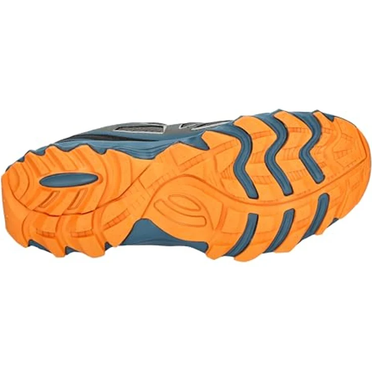 Brütting Power Wanderschuh, grau, Größe 47 EU, Mesh-Obermaterial, Schnürer mit Gummisohle – Bild 6