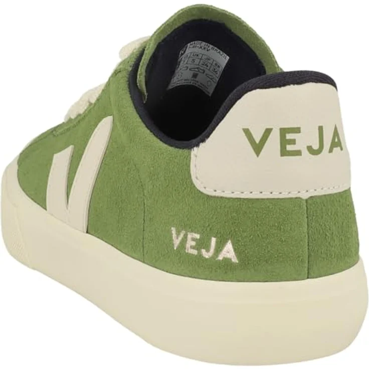 Veja Campo Bold, Laufschuhe für Frauen, wasserfestes Wildleder, herausnehmbare Einlegesohle, grün, 5 UK - 38 EU - 7 US – Bild 6