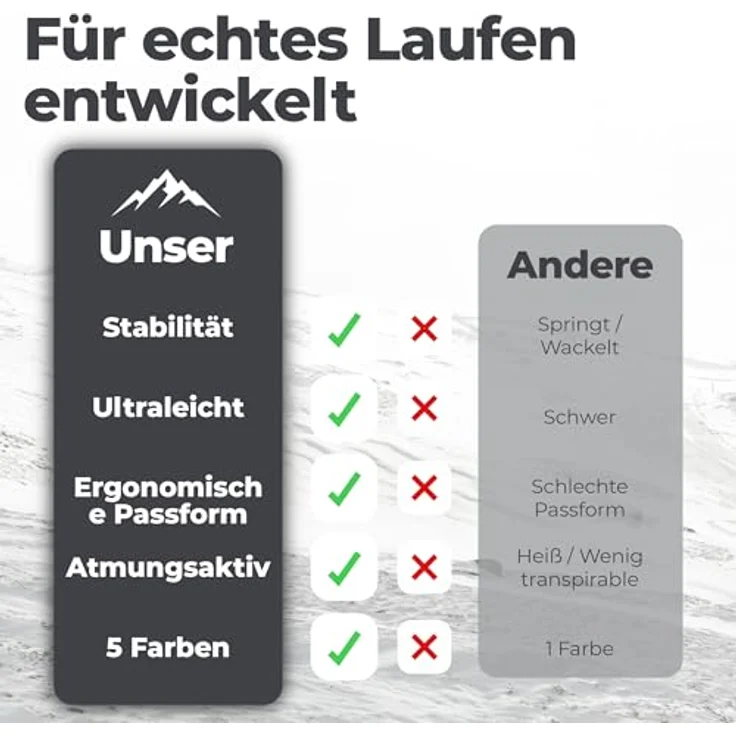 NORDRUN Laufgürtel für Handys, verstellbare und wasserdichte Lauftasche in Schwarz, große Kapazität, geeignet für alle Smartphone-Modelle – Bild 4
