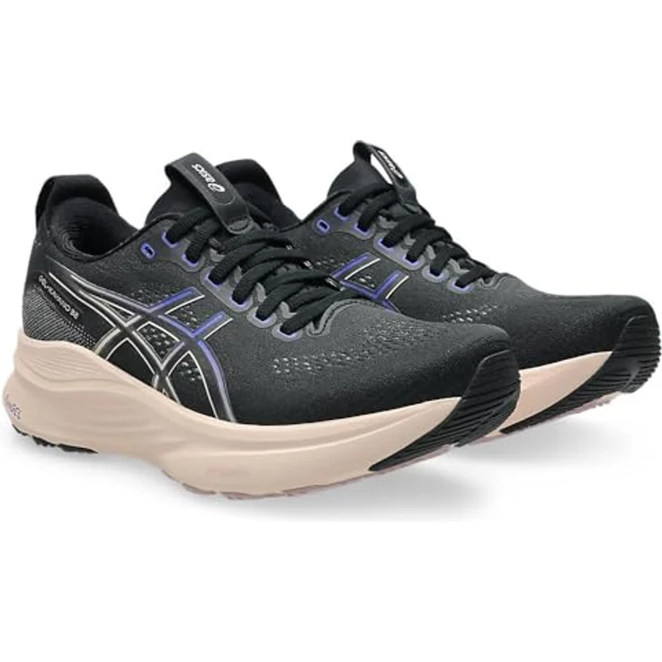 ASICS GEL-Kayano 32 Damen Laufschuhe, stabilisierende Konstruktion, atmungsaktives Mesh, FF Blast™ Plus-Schaumstoff, PureGEL™-Technologie, Hybrid Asicsgrip™, schwarz, EU 41,5 – Bild 6