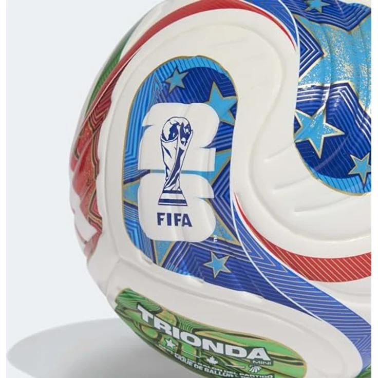 Adidas Mini-Ball, offizielle Miniaturversion des Wettbewerbsfußballs, Weiß – Bild 4