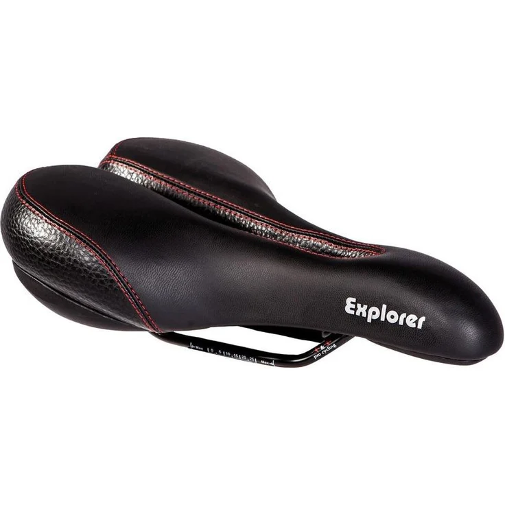 P&P Procycling Explorer 810, Velosattel, schwarz, 265x172mm, 422g – Bild 1