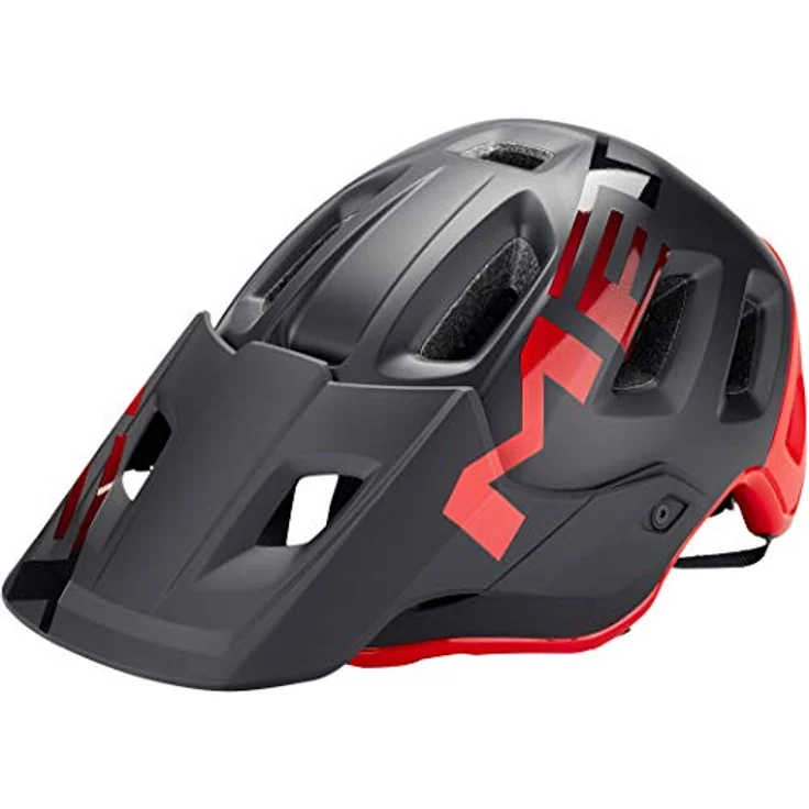 MET Fahrradhelm Roam, In-Mould-Polycarbonatschale mit verbessertem Aufprallschutz, schwarz rot, Größe S – Bild 3