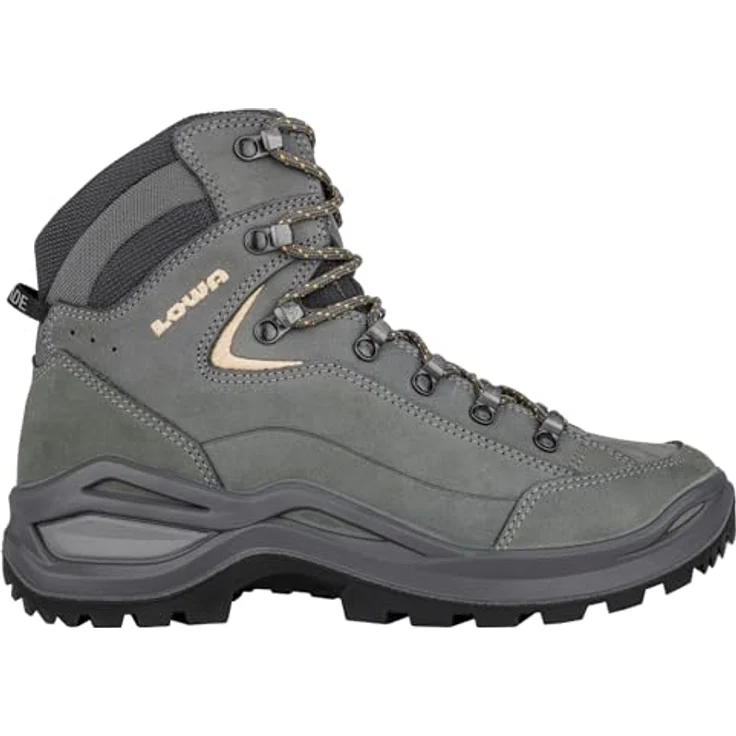 LOWA RENEGADE EVO LL MID Ws, Wanderschuhe in Graphit/Aprikose, Größe 39.5 – Bild 1