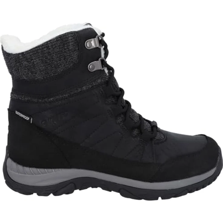 Hi-Tec Riva Mid Woman WP, Wanderschuhe mit wasserabweisender Membran und wärmendem Innenfutter, schwarz, Gr. 40 – Bild 3
