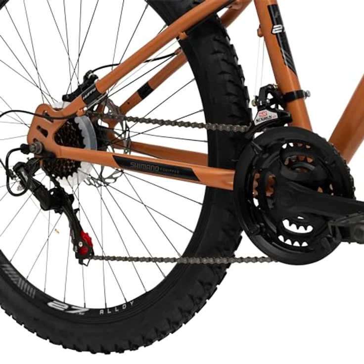 Huffy Korros 27,5" Mountainbike, 21-Gang mit Shimano-Schaltung und Federgabel, für Jugendliche und Erwachsene – Bild 4