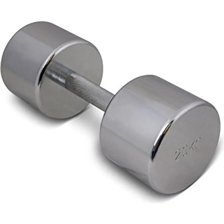 trenas Eine Chrom Kurzhantel - 20 kg