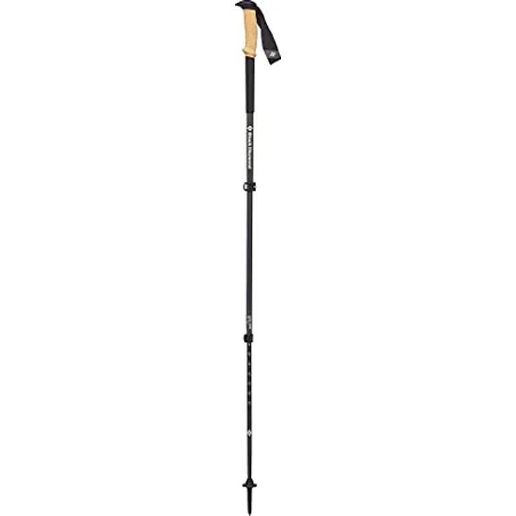 Black Diamond ALPINE CARBON CORK POLES, Ultra-Leichte Trekkingstöcke, Wanderstöcke mit Kork-Griff, verstellbar, karbonfaserschwarz – Bild 3