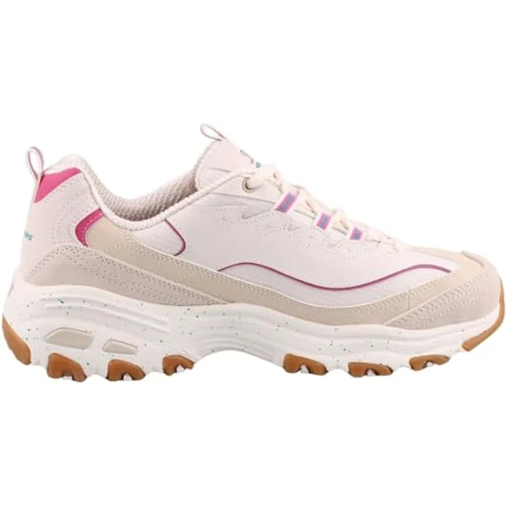 Skechers D'Lites - Bold Views, Halbschuhe für Damen aus Textil und Naturleder, Schnürverschluss – Bild 2