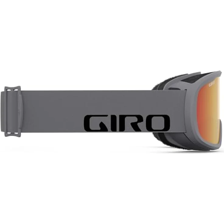 Giro Cruz Skibrille, grey wordmark, amber scarlet - 39% VLT, EXV Rahmen Design, OTG friendly, riesiges Sichtfeld – Bild 4