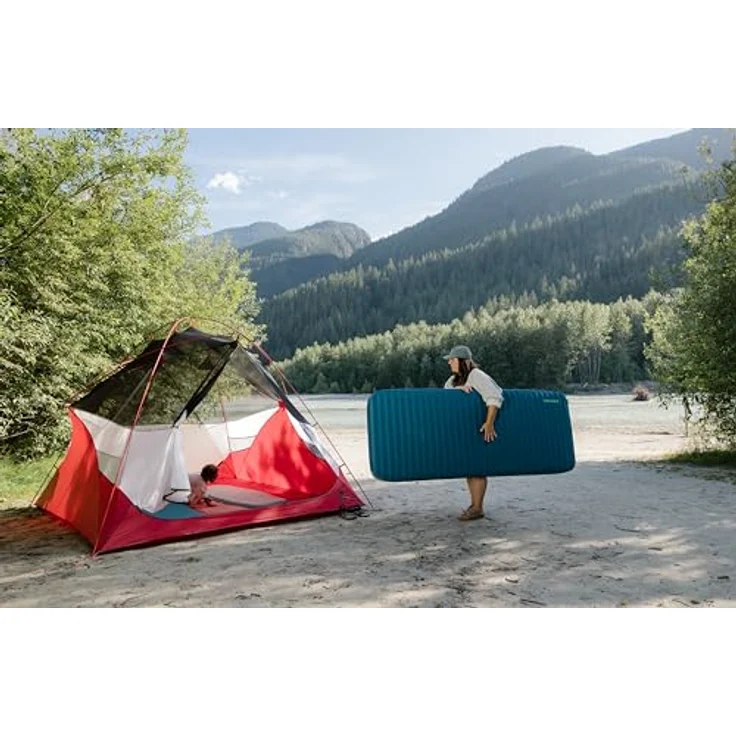 Therm-a-Rest MondoKing 3D, Isomatte mit 10 cm Höhe, R-Wert 8.0 und selbstaufblasendem TwinLock-Ventil – Bild 2