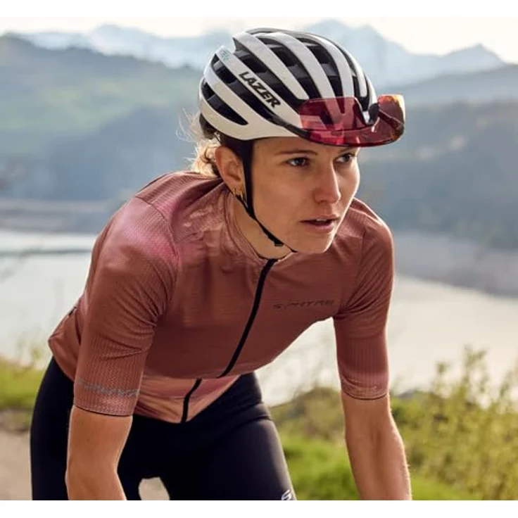 Lazer Sport Velohelm M, 5-Sterne-Schutz gegen Rotationskräfte, 220 g leicht, mit Belüftungsöffnungen und antibakteriellen Riemen – Bild 5