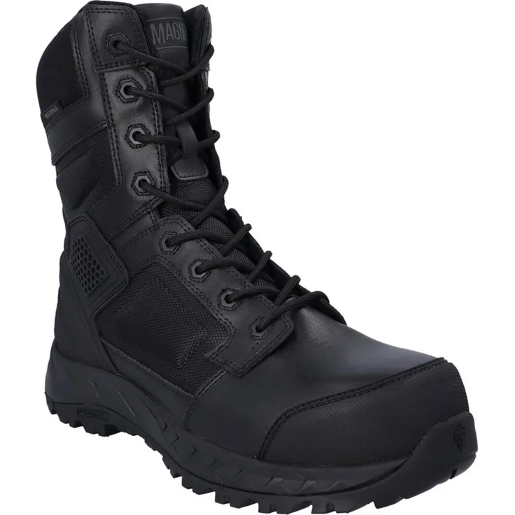 MAGNUM MAGNUM Uniformschuhe Herren - Spider Exo 8.0 Ct Cp, wasserdichter Sicherheitsstiefel mit hoher Traktion, schwarz, Größe 43