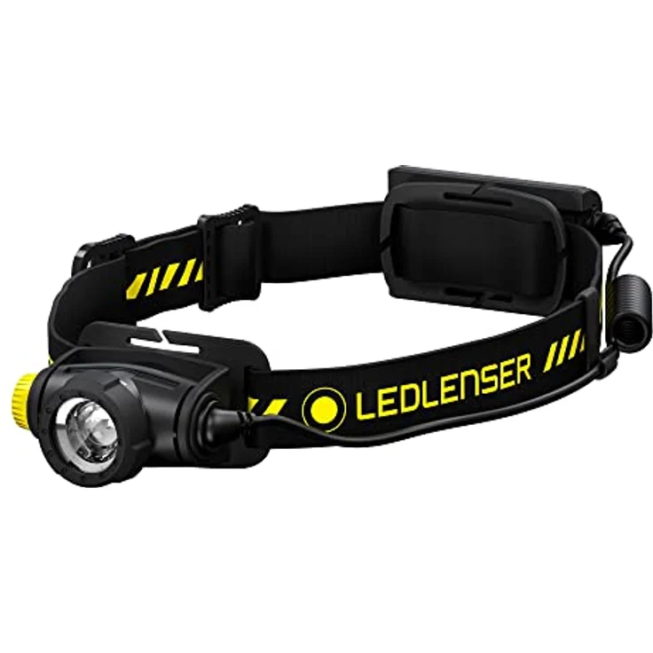 Ledlenser H5R Work, wiederaufladbare und dimmbare Profi-Stirnlampe mit 500 lm Lichtleistung, schwarz – Bild 1