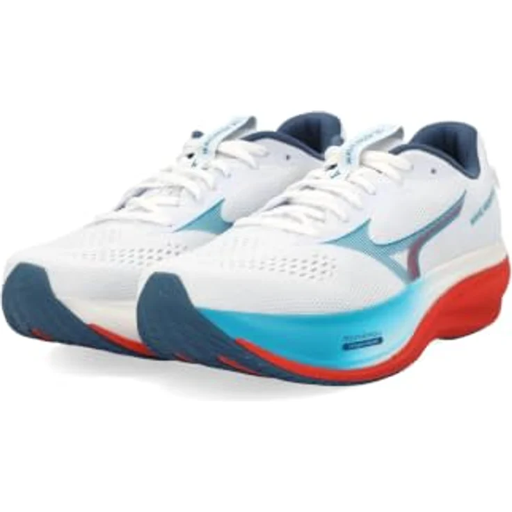 Mizuno Wave Rider 30 Laufschuhe Herren, komfortable Dämpfung, schwarze Synthetik-Oberfläche – Bild 5