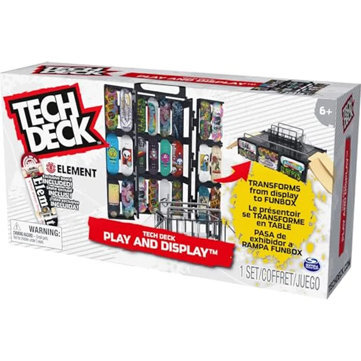 Spin Master Tech Deck, Skateboard (3.39") mit Funbox, Rampen und 1 exklusivem Fingerboard – Bild 9