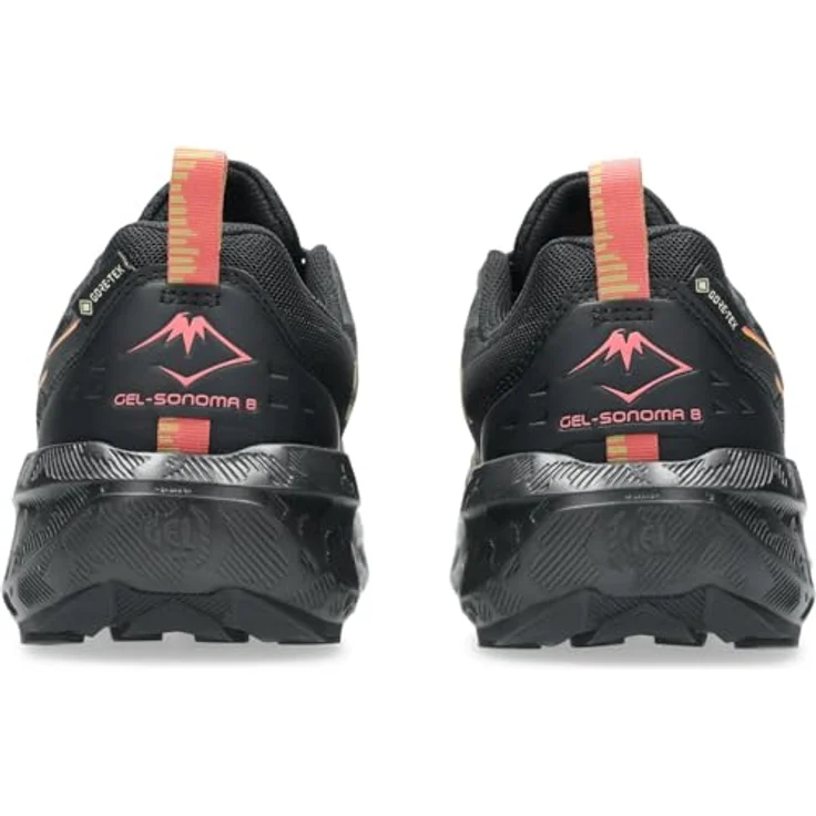 Asics Gel Sonoma 8 Gtx, Damen Laufschuhe in Schwarz und Gelb, Größe 40.5 – Bild 7