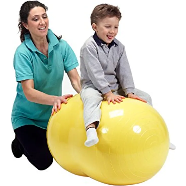 GYMNIC Physio Roll Gymnastikball, Physio Roll, gelb