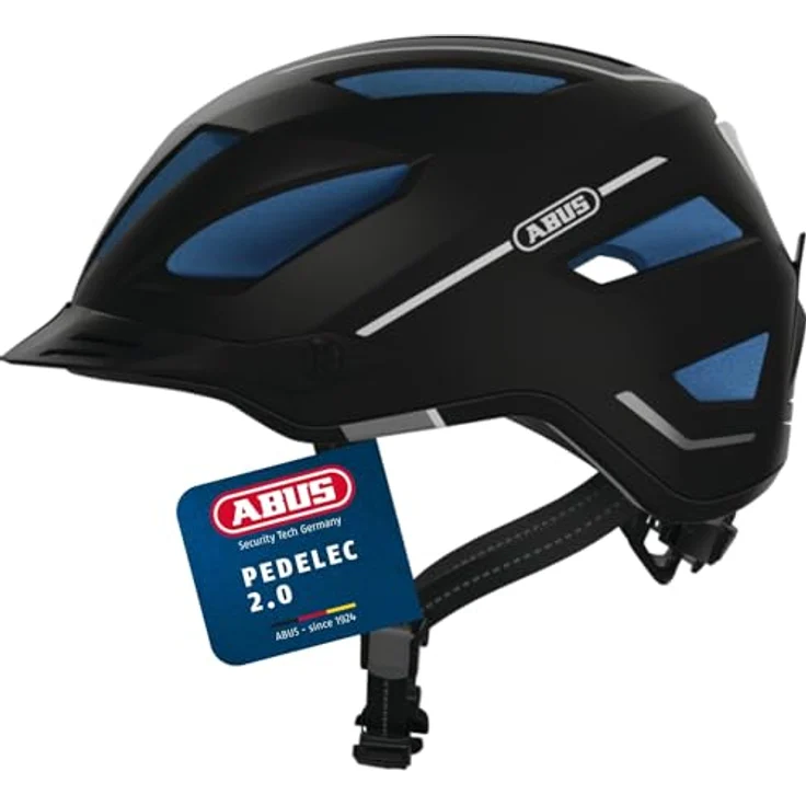 Abus Pedelec 2. 0 Fahrradhelm - Schwarz/Blau 52 - 57 cm – Bild 2